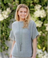 Knitting Patterns - Wendy 5993 - Fleur DK - Scoop Hem Sweater and Tunic